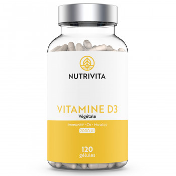 La vitamine D3 - 120 gélules